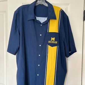 Majestic Michigan Wolverines T-Shirt - Gray, Size 2XL